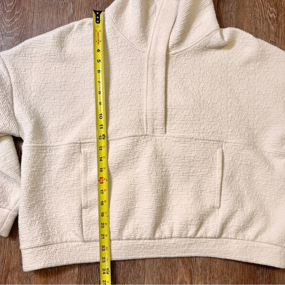 CALIA by Carrie Underwood 1/4 Zip Pullover - Size L - Cream Textured - Picture 5 of 9